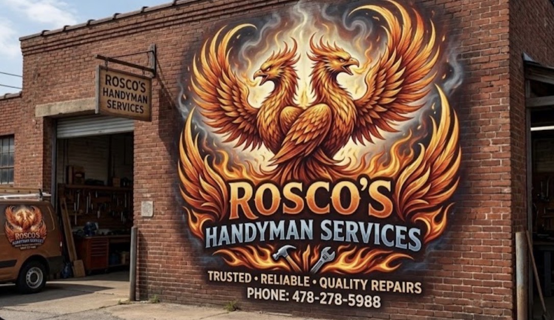 Rosco's Handyman phoenix logo